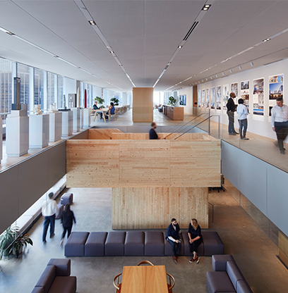 A shot of SOM's New York office