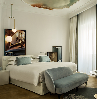 A Guestroom at Sofitel hotel in Rome