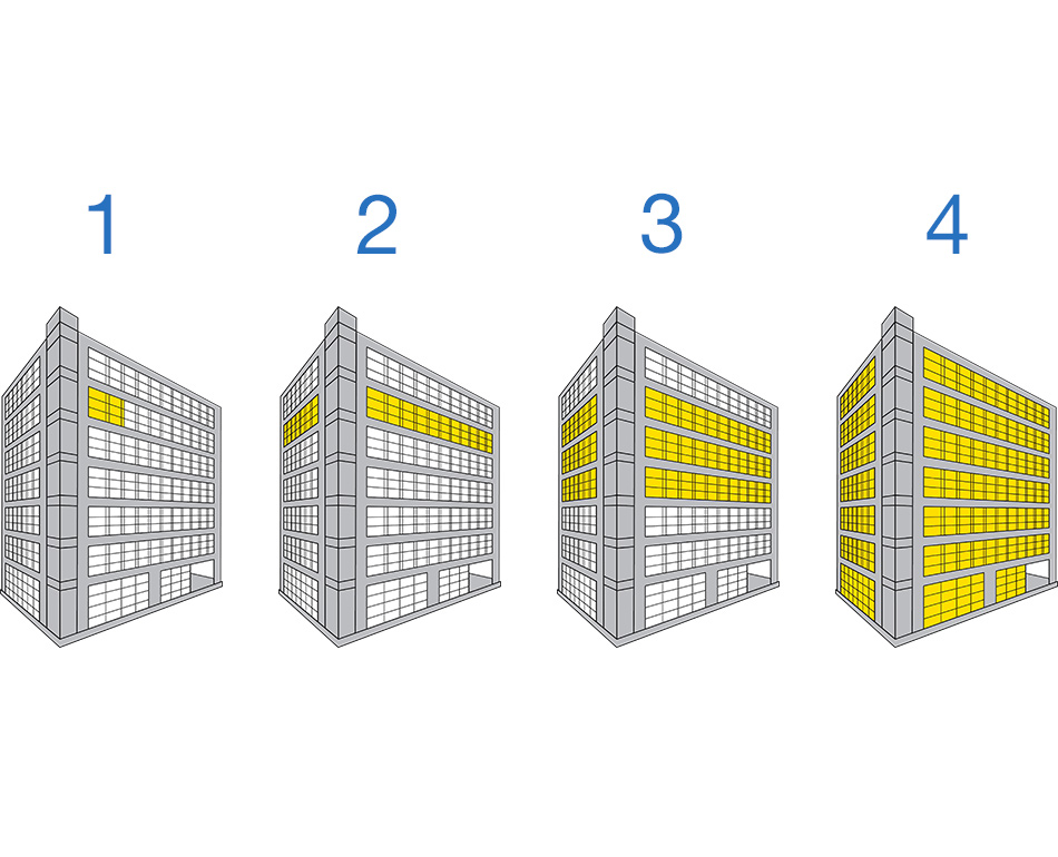 Building expansion with wireless fixture controls