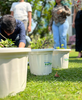 Earth Day planting